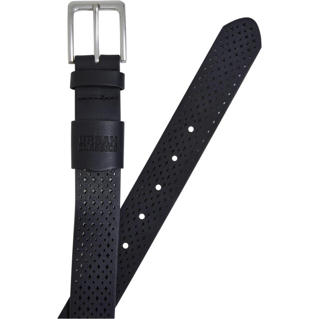 Urban Classics Geperforeerde riem van synthetisch leer UTTN503_black large