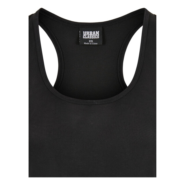 Urban Classics Dames modal racerback jurk UTTN504_black large