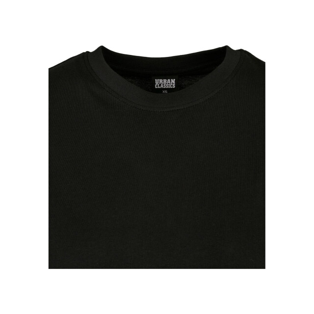Urban Classics Dames kanten boxy t-shirt jurk UTTN506_black large