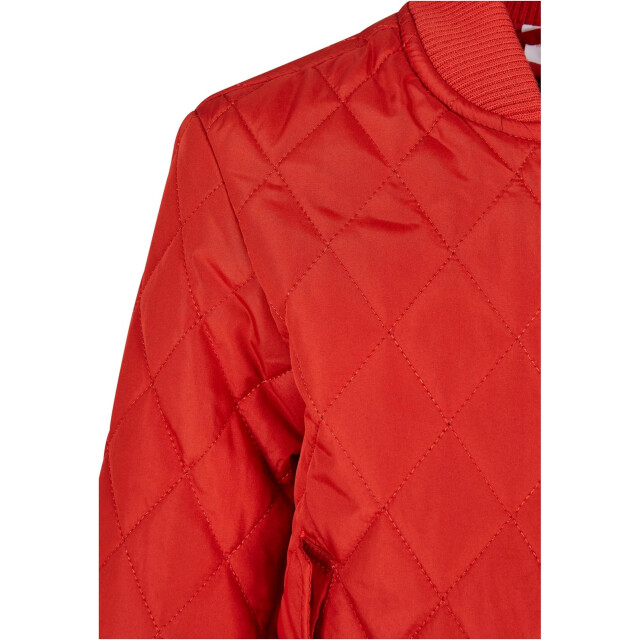 Urban Classics Meisjes diamond quilt nylon jas UTTN755_hugered large