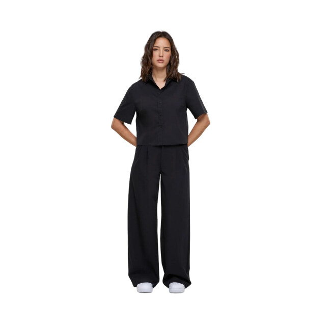 Urban Classics Dames oversized shirt UTTN756_black large