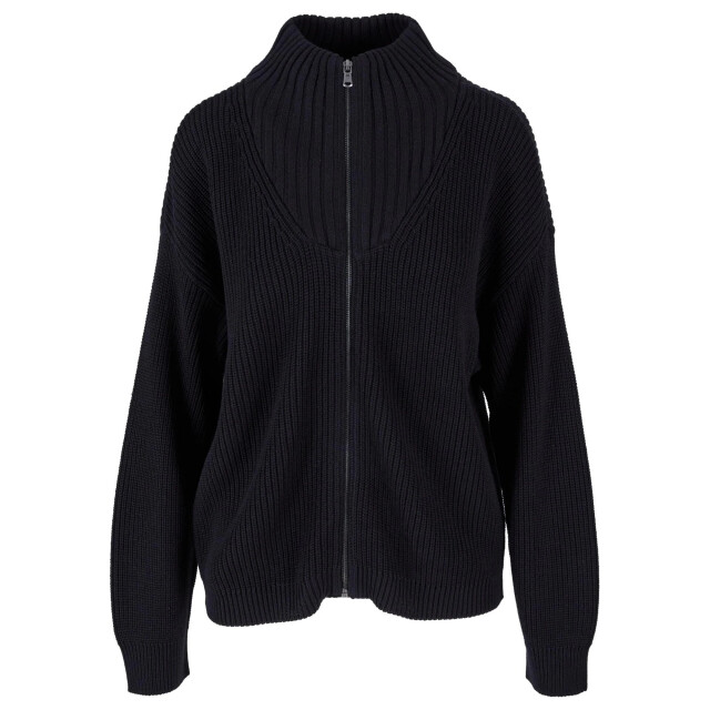 Urban Classics Gebreid vest met rits voor dames UTTN816_black large