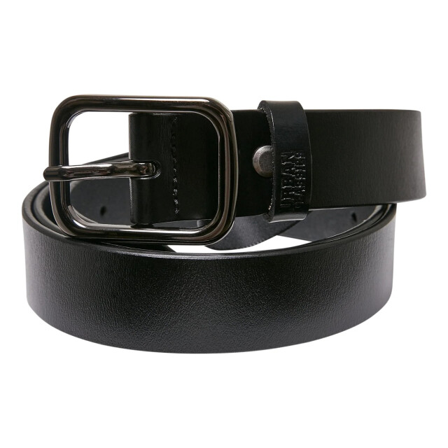 Urban Classics Zakelijke riem met gesp van synthetisch leer UTTN484_black large