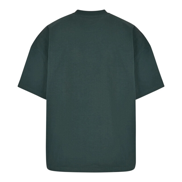 Urban Classics Heren zwaar katoen oversized t-shirt UTTN741_bottlegreen large