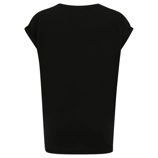 Urban Classics Dames verlengd schouder t-shirt (set van 2) UTTN736_cherryblack large