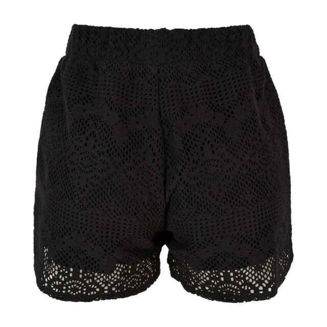 Urban Classics Dames kanten gehaakt resort korte broek UTTN453_black large