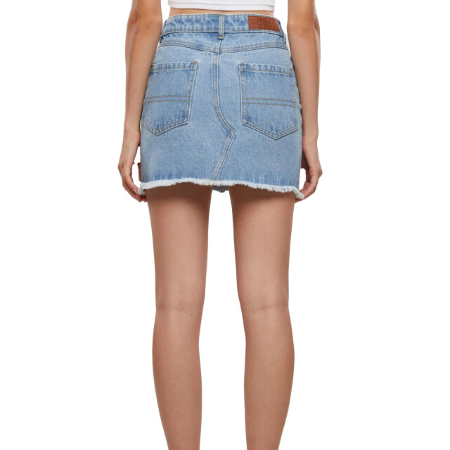 Urban Classics Dames denim zware minirok UTTN460_newlightbluewashed large