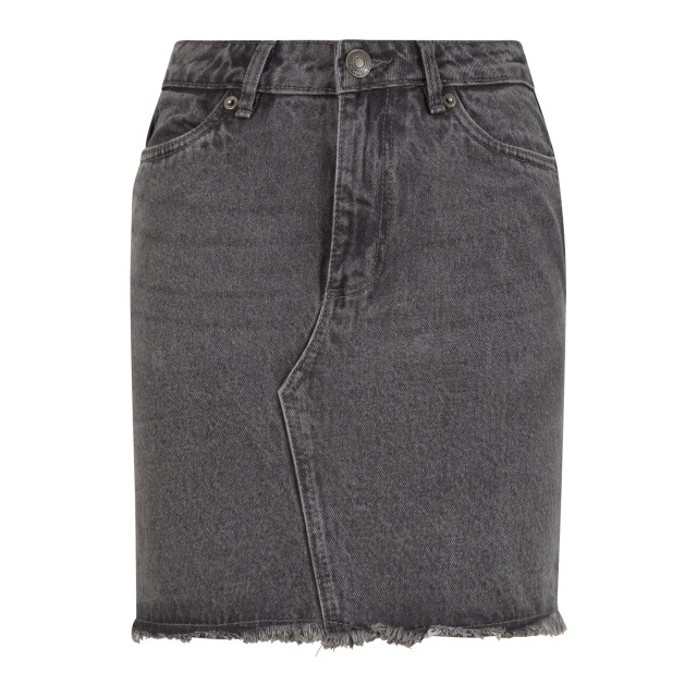 Urban Classics Dames denim zware minirok UTTN460_newgreywashed large