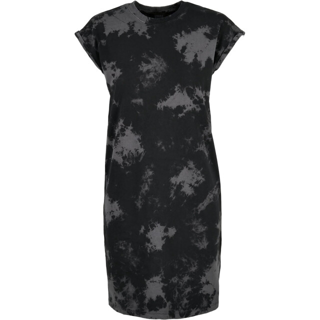 Urban Classics Dames gebleekte jurk UTTN462_blackgrey large