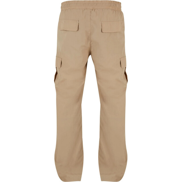 Urban Classics Heren nylon rechte pijp cargo broek UTTN715_concrete large