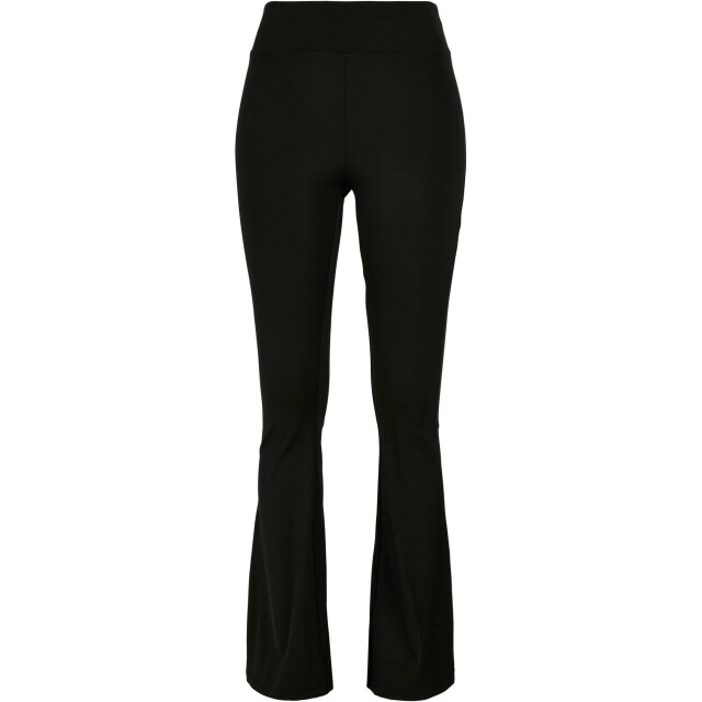 Urban Classics Dames gerecyclede uitlopende legging met hoge taille UTTN721_black large