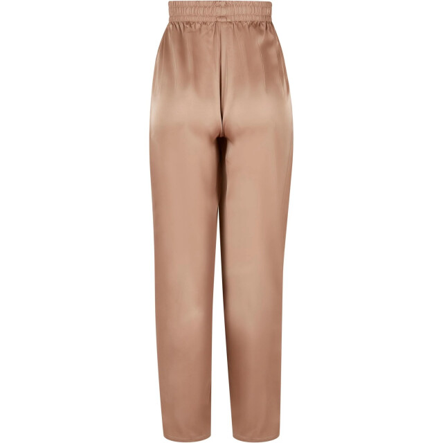 Urban Classics Dames satijnen broek met wijde pijpen UTTN727_softtaupe large