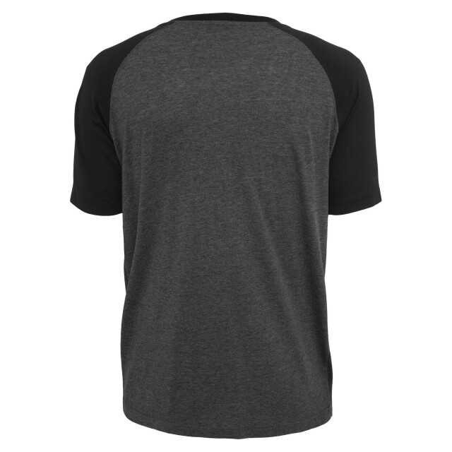Urban Classics Heren contrast raglan t-shirt UTTN801_charcoalblack large
