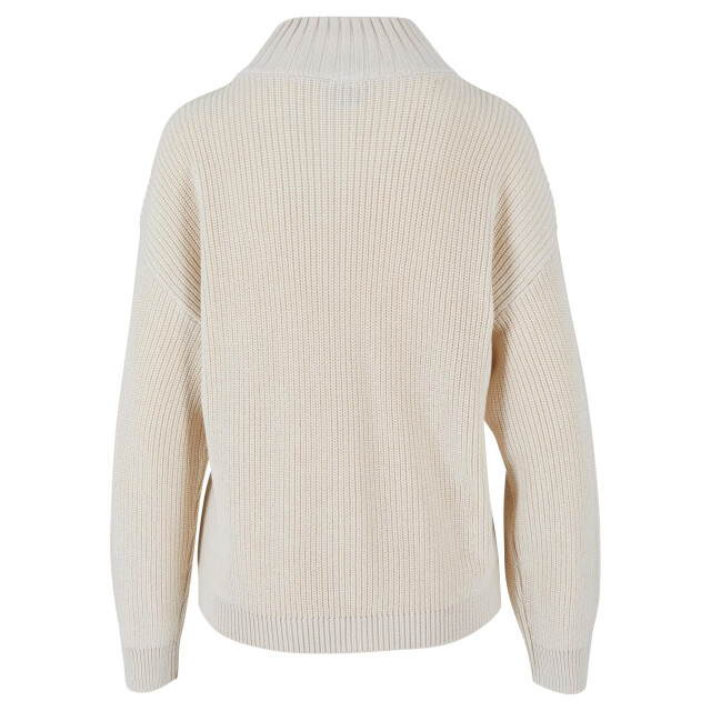 Urban Classics Gebreid vest met rits voor dames UTTN816_sand large