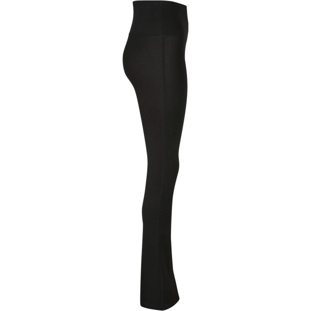 Urban Classics Dames stretch jersey organic bootcut legging UTTN716_black large