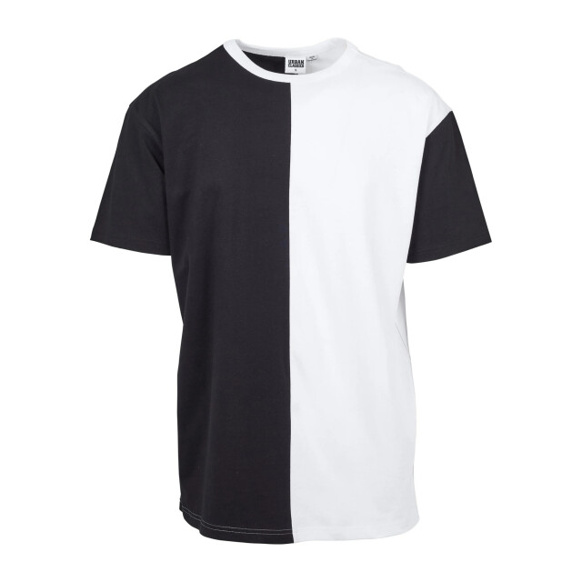 Urban Classics Heren harlekijn oversized t-shirt UTTN702_blackwhite large