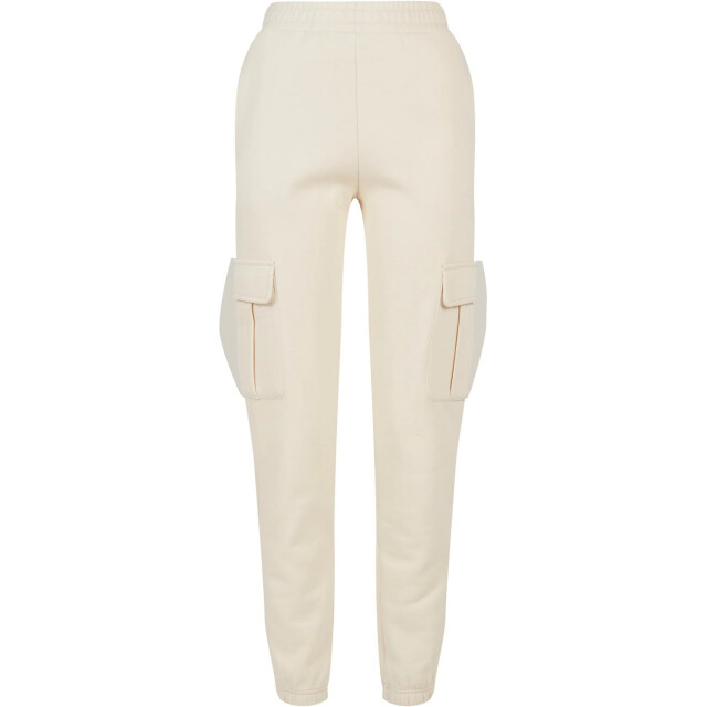 Urban Classics Dames cargo broek met hoge taille UTTN705_whitesand large