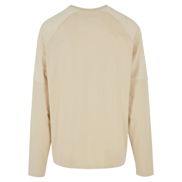 Urban Classics Heren raglan t-shirt met lange mouwen UTTN700_sand large