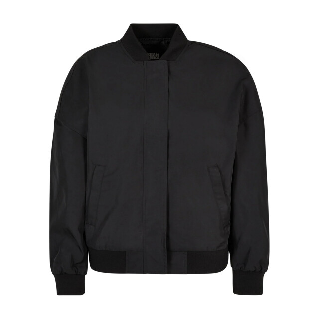 Urban Classics Dames gerecycled lichtgewicht oversized bomberjack UTTN704_black large