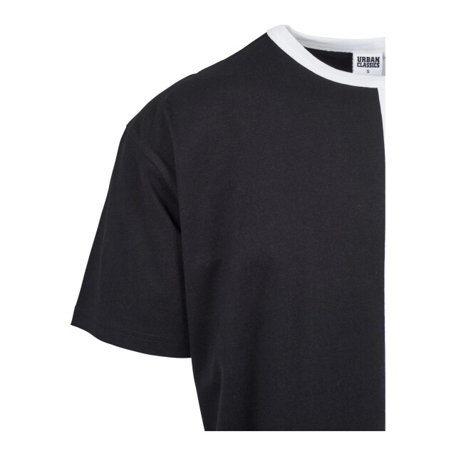 Urban Classics Heren harlekijn oversized t-shirt UTTN702_blackwhite large