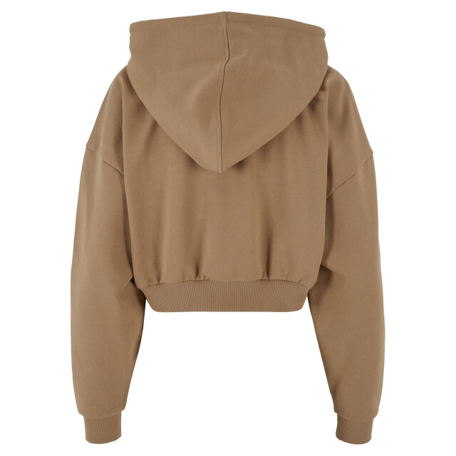 Urban Classics Dames zwaargewicht korte hoodie UTTN696_warmsand large