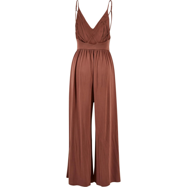 Urban Classics Dames modal spaghettiband jumpsuit UTTN682_terracotta large