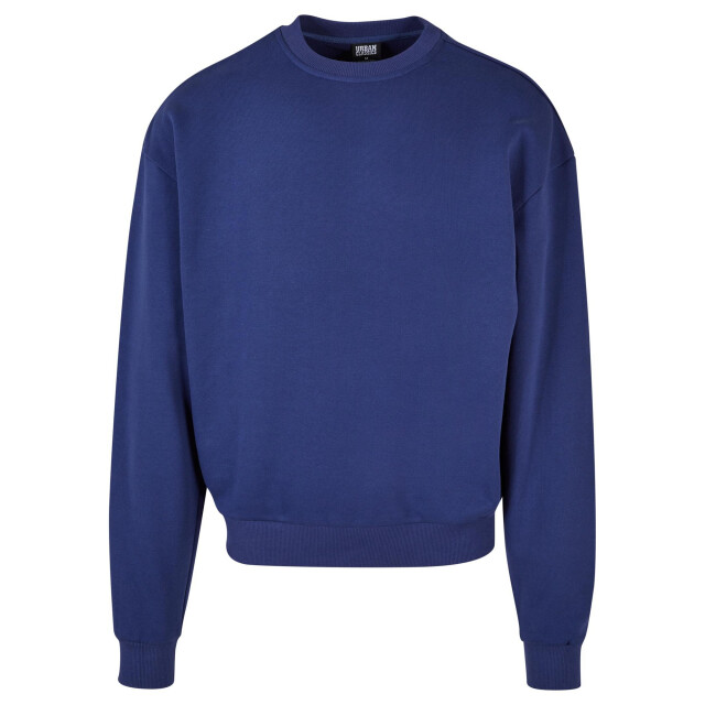 Urban Classics Heren ultra zware crew hals sweatshirt UTTN797_spaceblue large