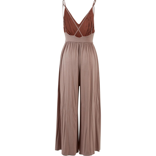 Urban Classics Dames modal spaghettiband jumpsuit UTTN682_duskrose large