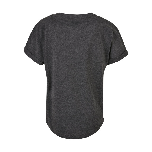 Urban Classics Jongens lang turn up t-shirt (set van 2) UTTN692_charcoalwhite large