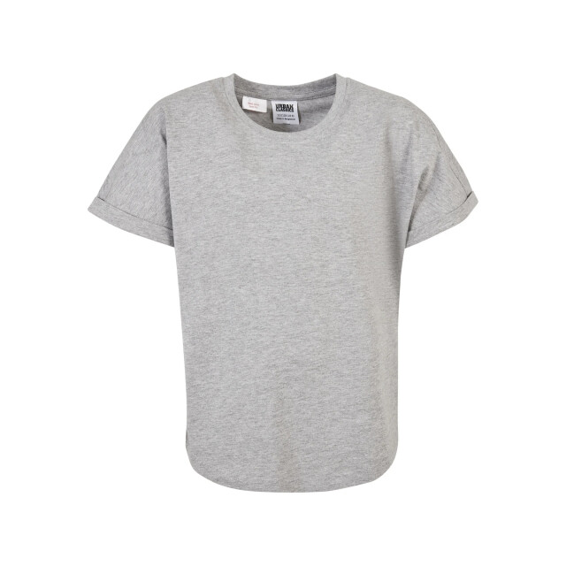 Urban Classics Jongens lang turn up t-shirt (set van 2) UTTN692_greyblack large
