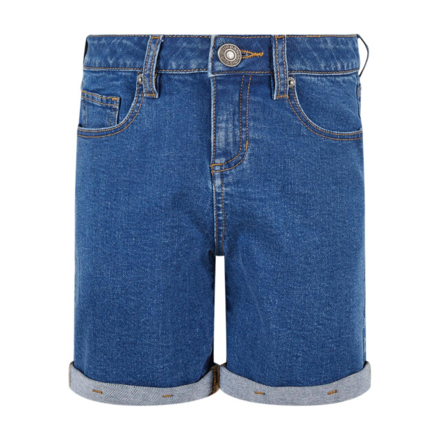 Urban Classics Meisjes bio stretch denim 5 zakken shorts UTTN434_clearbluewashed large
