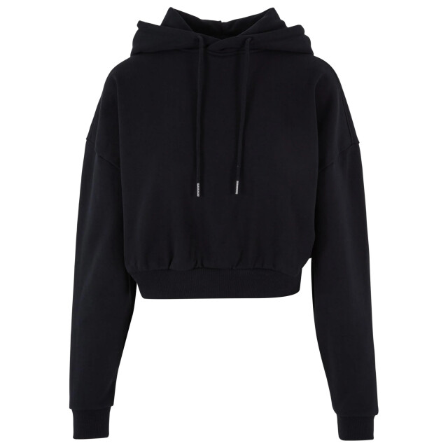 Urban Classics Dames zwaargewicht korte hoodie UTTN696_black large