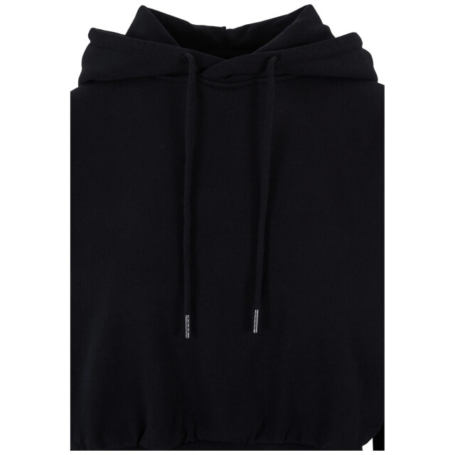Urban Classics Dames zwaargewicht korte hoodie UTTN696_black large