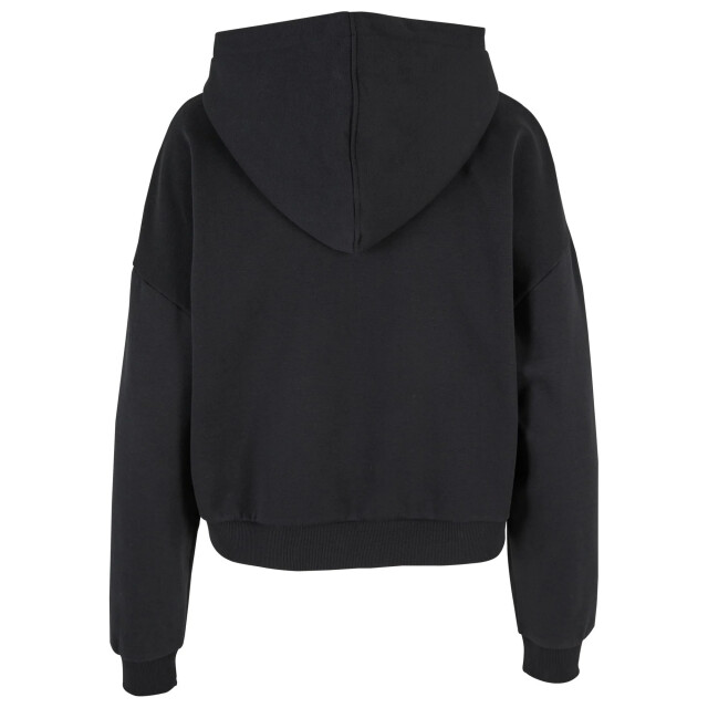 Urban Classics Dames boxy full zip hoodie UTTN679_black large