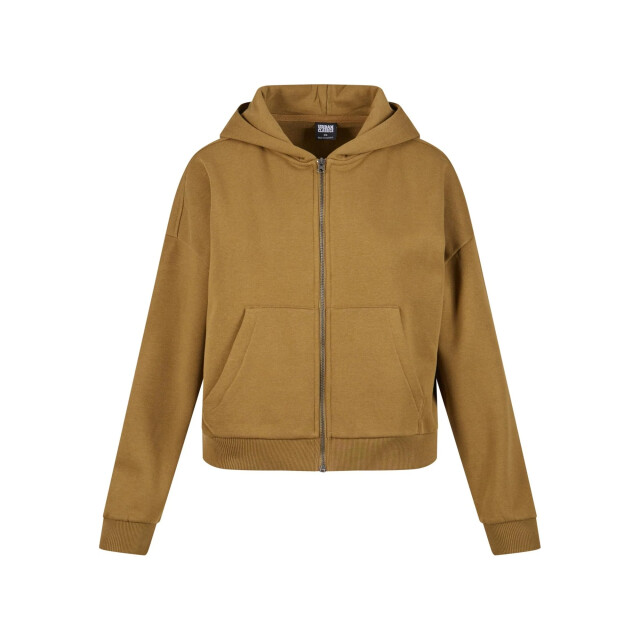 Urban Classics Dames boxy full zip hoodie UTTN679_summerolive large