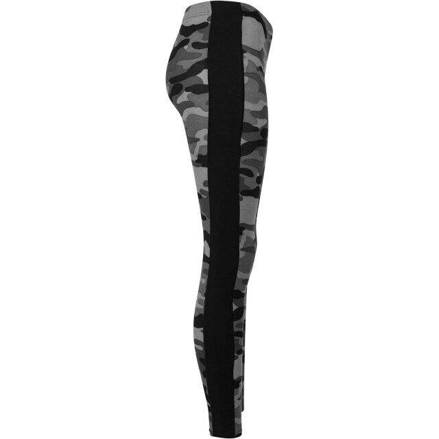 Urban Classics Dames camo gestreepte legging UTTN420_darkcamoblack large