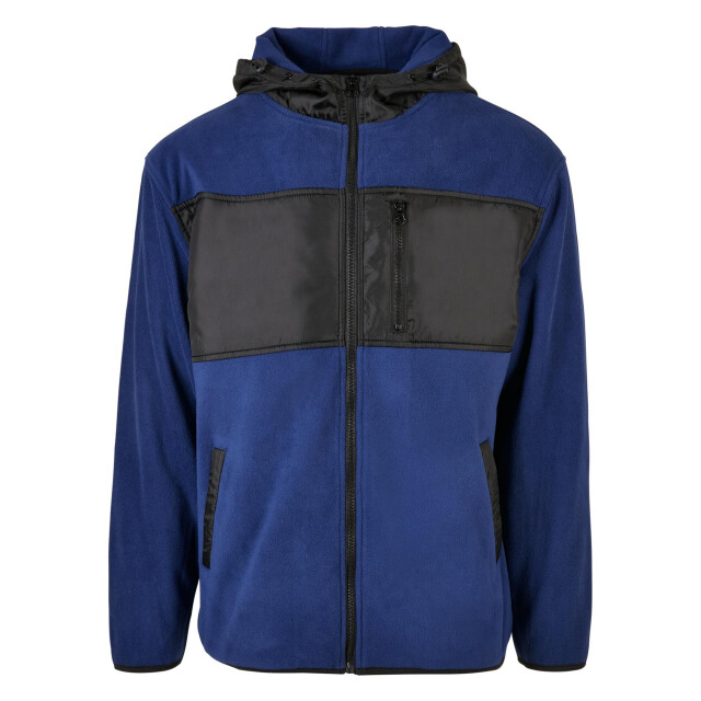 Urban Classics Heren microfleece capuchonjas UTTN423_spaceblue large