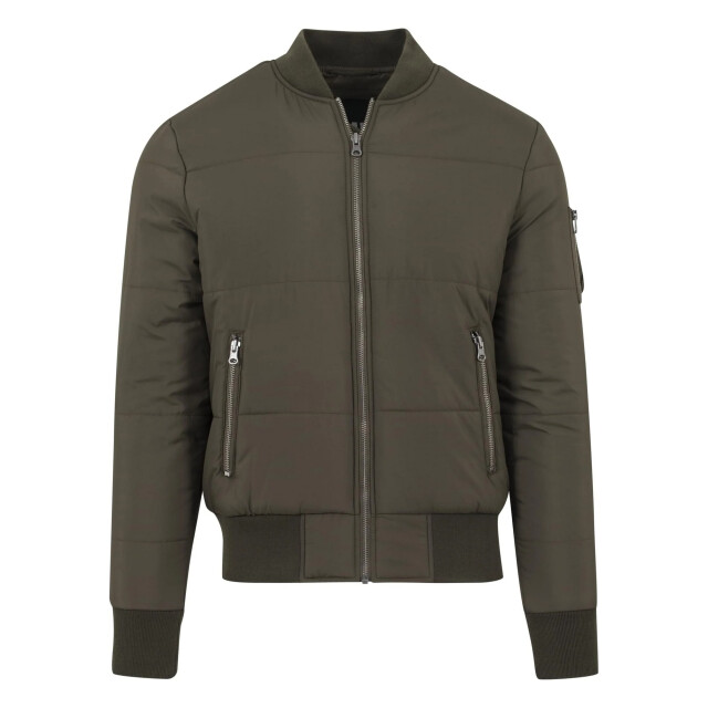 Urban Classics Gewatteerd heren bomberjack basic UTTN424_olive large