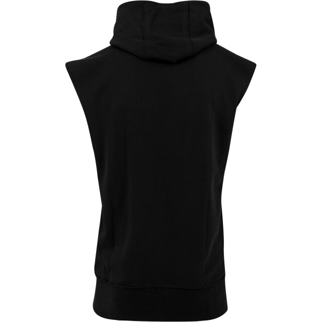 Urban Classics Heren mouwloze open rand hoodie UTTN425_black large