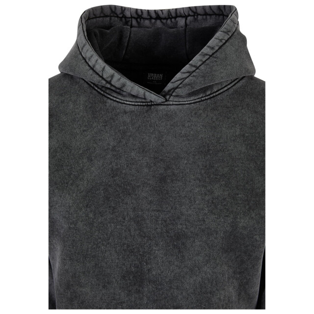 Urban Classics Dames stone wash hoodie UTTN684_black large