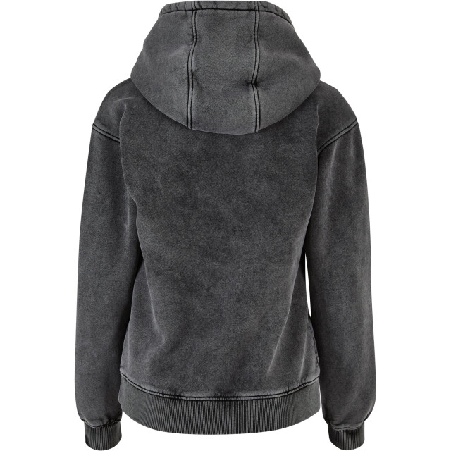 Urban Classics Dames stone wash hoodie UTTN684_black large