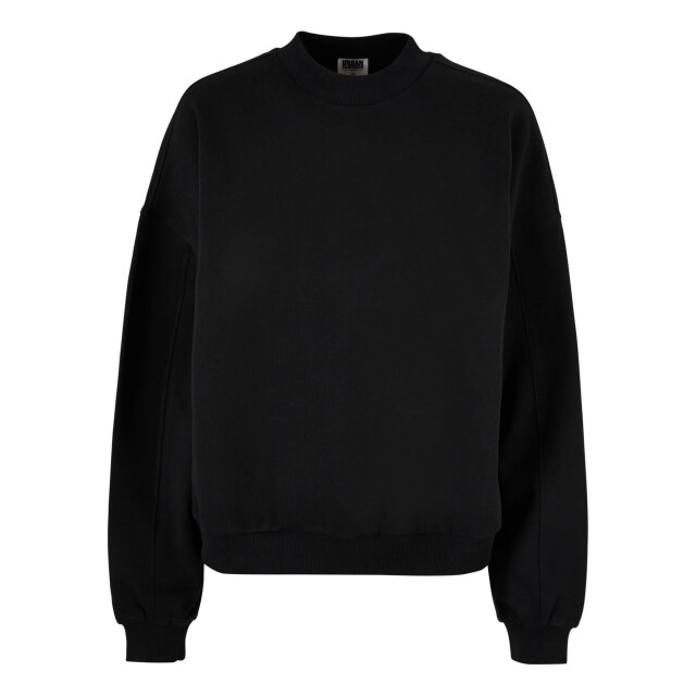 Urban Classics Dames organic crew hals oversized trui UTTN669_black large