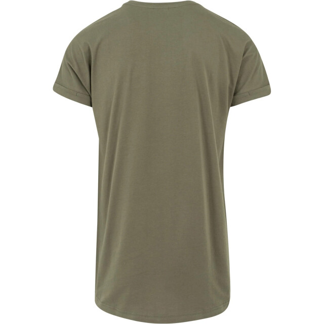 Urban Classics Heren lang t-shirt met omslag UTTN417_olive large