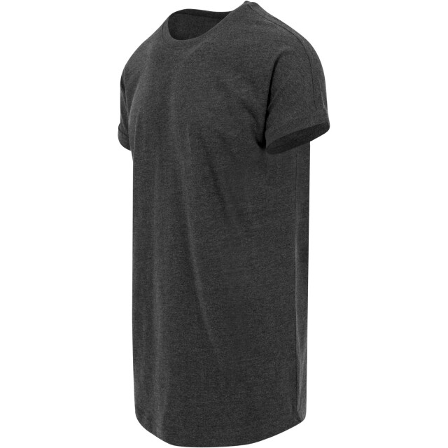 Urban Classics Heren lang t-shirt met omslag UTTN417_charcoal large