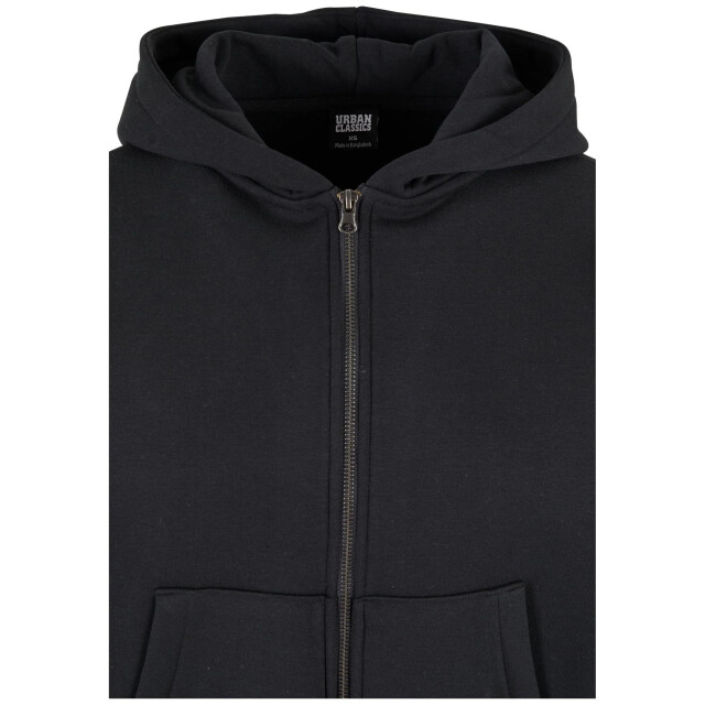 Urban Classics Dames boxy full zip hoodie UTTN679_black large