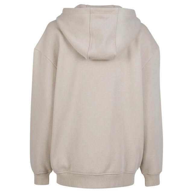 Urban Classics Dames oversized full zip hoodie UTTN678_wetsand large