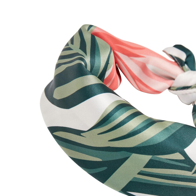 Urban Classics Uniseks volwassen gebloemde satijnen grote bandana UTTN737_green large