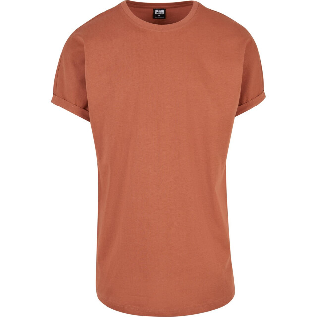 Urban Classics Heren lang t-shirt met omslag UTTN417_terracotta large