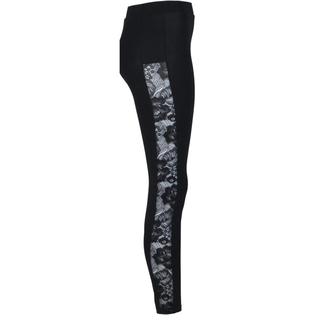 Urban Classics Dames legging gestreept UTTN386_black large
