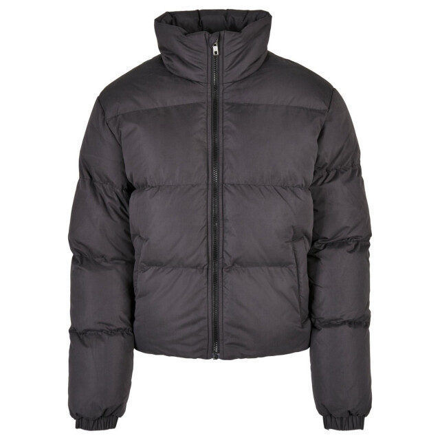 Urban Classics Dames peached kort pufferjack UTTN391_black large